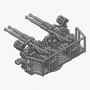 40mm Bofors quad gun Mk.2 Mod.2 (x4)