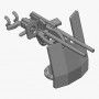 2cm FLAK C 30 twin mount gun with shield (x6)