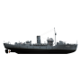 HMS Begonia, short forecastle.