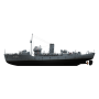 HMS Begonia, short forecastle.