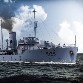 Flower class corvette - HMCS Agassiz K129