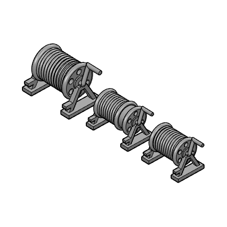Set of cable reels n°1 (x11)