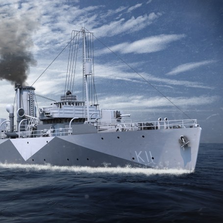 Flower class corvette - HMS/FNFL Mimosa K11