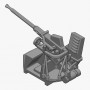 Canon de 40mm Bofors simple sur affût Mk.VII (x4)