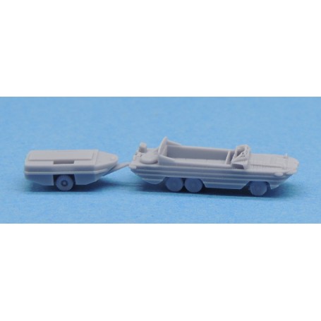 DUKW camion amphibie et remorque (x2)