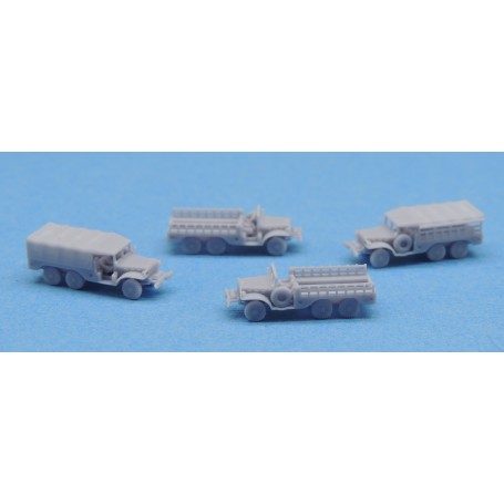 Dodge W63 6x6 châssis long (x4)