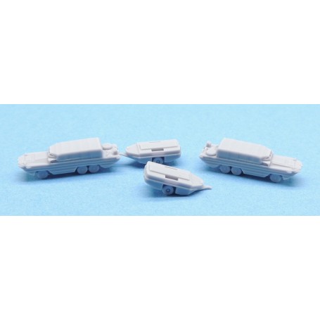 DUKW bâché et remorque (x2)