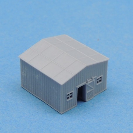 Small square building - tarpaulin roof (x1)