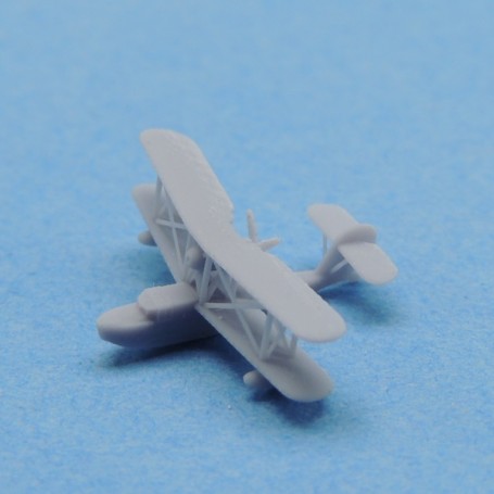 Supermarine Walrus amphibious biplane unfolded wings (x2)