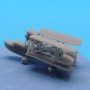 Supermarine Walrus amphibious biplane folded wings (x1)