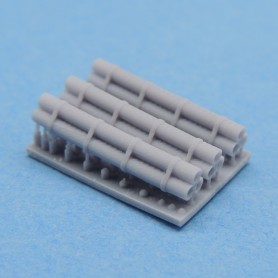 Empilement de gros tuyaux (x3)