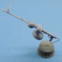 Mitrailleuse MG 15 avec rotule (x2)