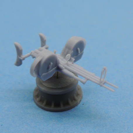 Darne 7.5mm MG twin turret version (x2)