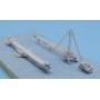 Set de détails catapulte et grue pour destroyer classe Fletcher
