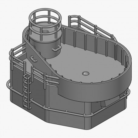 Fletcher Tear drop aft structure (x1)