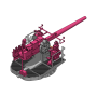 5in./38 Mk.21 gun on open platform (x1)
