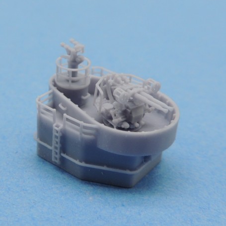 Fletcher Tear drop aft structure with 40mm Bofors twin (x1)