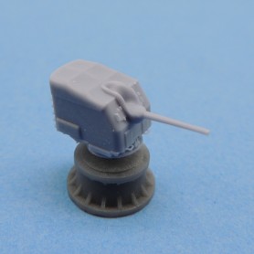 5in./38 gun single mount with canvas top (x2)