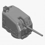 Canon de 5in./38 Mk.30 sur tourelle fermée single knukle (x1)