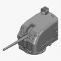 5in./38 Mk.30 gun enclosed turret double knukle (x1)