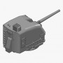 Canon de 5in./38 Mk.30 sur tourelle fermée double knukle  (x1)