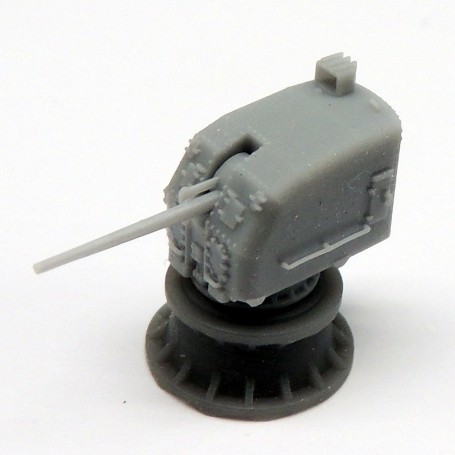 Canon de 5in./38 Mk.30 sur tourelle fermée double knukle  (x1)
