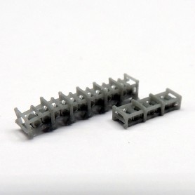 Mk.9 Mod.0 Release Tracks for Mk.9 Depth Charges + stowage racks (x2)