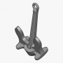 U.S. Navy destroyer anchors (x4)